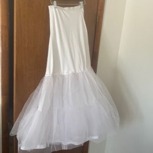 David’s Bridal two tiered Aline Slip